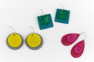 Meet the maker: Clare Lloyd Colour design earrings
